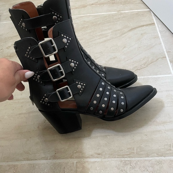 Coach Phoebe Studded Leather Bootie - Picture 1 of 6